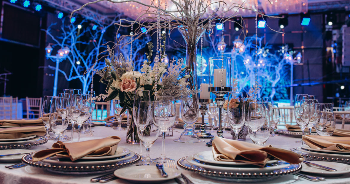 salle de mariage de luxe