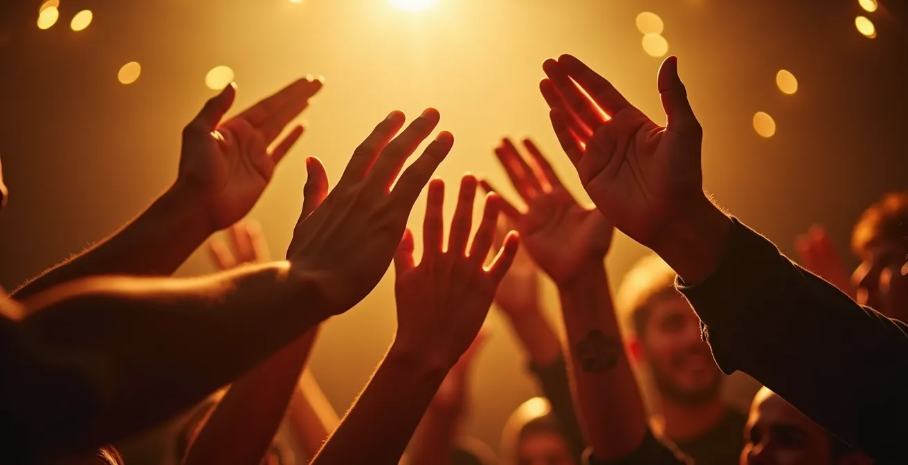 Participants interagissant activement avec une animation photobooth